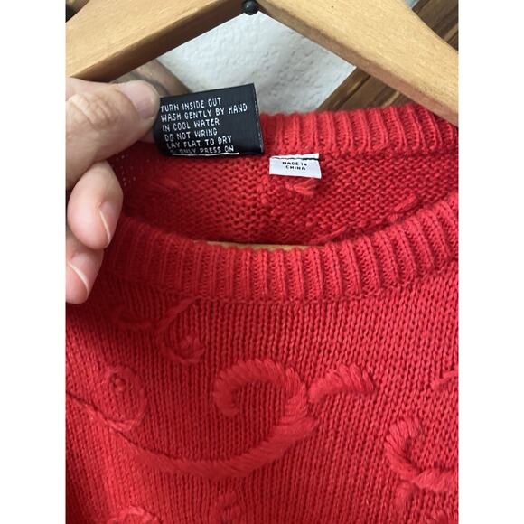 Vintage Pyke Limited Women’s Embroidered Sweater Women’s Small Vintage Sweater - Picture 3 of 8